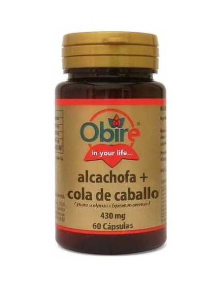 Obire Alcachofa + Cola De Caballo 300Mg 60Caps