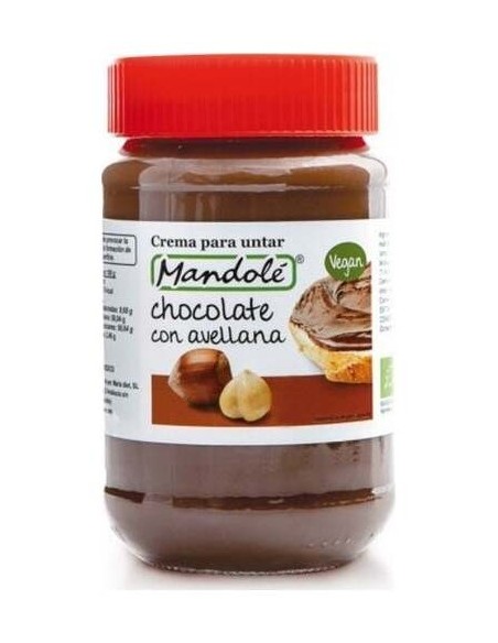 Mandolé Crema Cacao Con Avellana Vegan Bio 375G
