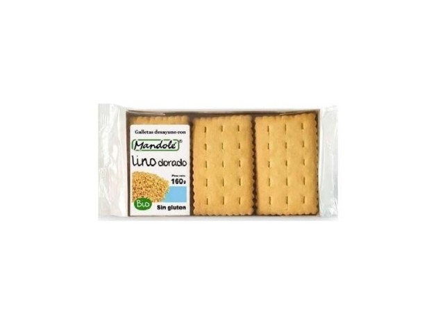 Galletas De Lino Dorado Desayuno 160G Bio Sg