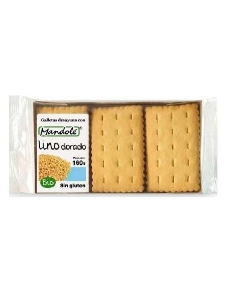 Galletas De Lino Dorado Desayuno 160G Bio Sg