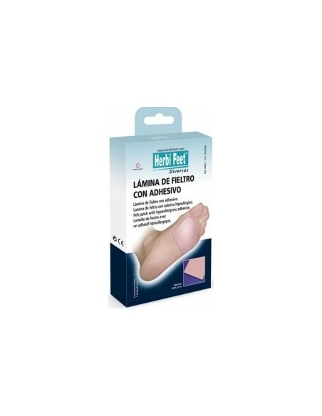 Herbi Feet Lámina De Fieltro 9,5 X 50 Cm, 1 Ud
