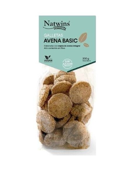 Natwins Galletas De Avena Basic Bio 200G