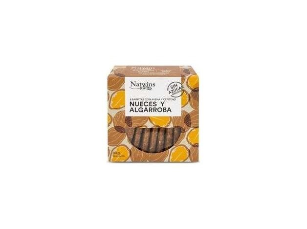 Natwins Barritas De Nueces Y Algarroba Bio 80G