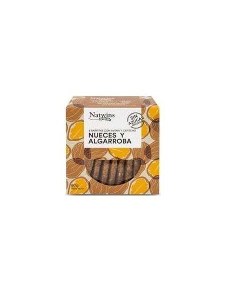 Natwins Barritas De Nueces Y Algarroba Bio 80G