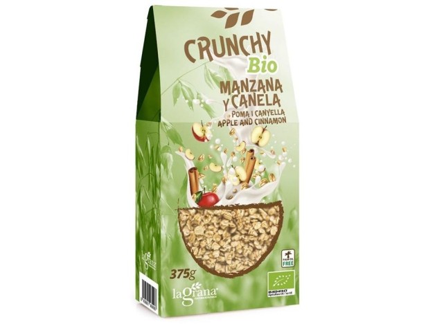 La Grana Crunchy Avena Manzana Canela Eco 375G