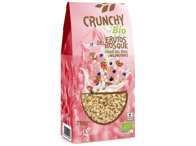 La Grana Crunchy Avena Frutos Del Bosque Eco 375G
