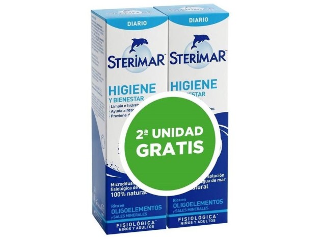 Sterimar Higiene Y Bienestar Spray Dúo 2X100Ml