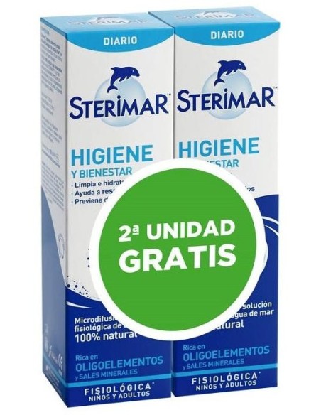 Sterimar Higiene Y Bienestar Spray Dúo 2X100Ml