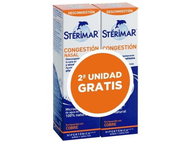 Sterimar Congestión Nasal Spray Dúo 2X100Ml