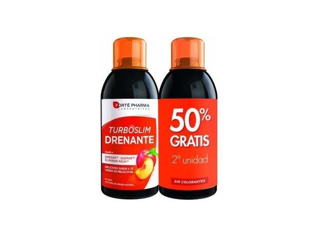 Forté Pharma Turboslim Melocotón 2X500Ml
