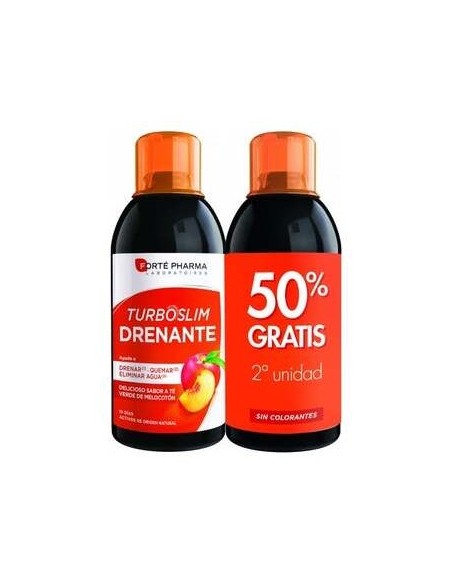 Forté Pharma Turboslim Melocotón 2X500Ml