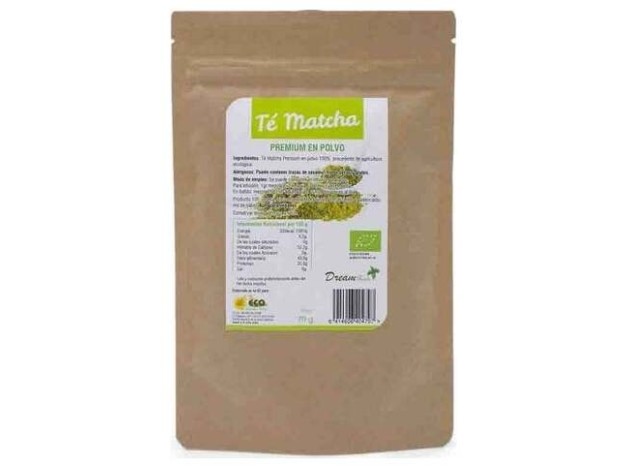 Dream Foods Té Matcha Premium Polvo Bio 70G
