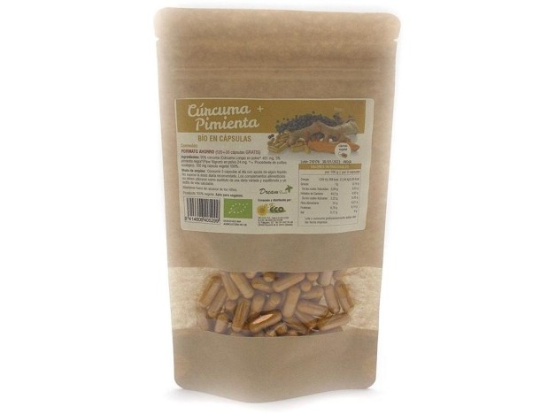 Dream Foods Curcuma + Pimienta Bio 90Caps