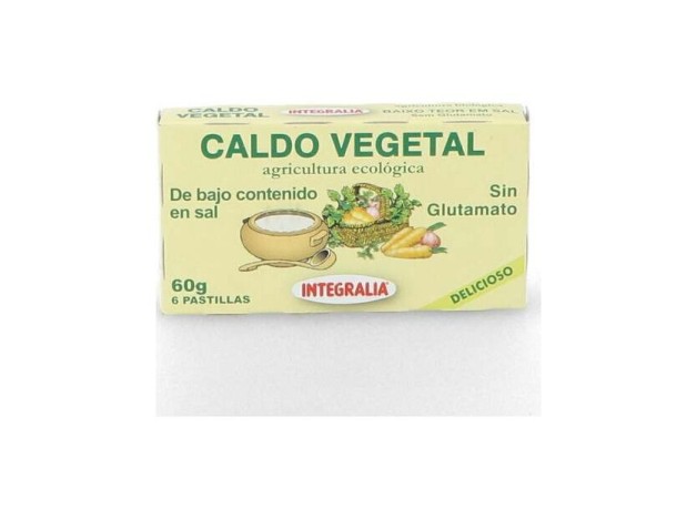 Integralia Caldo Vegetal Eco Bajo En Sal 60G
