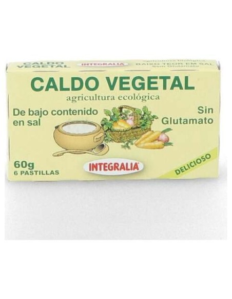 Integralia Caldo Vegetal Eco Bajo En Sal 60G