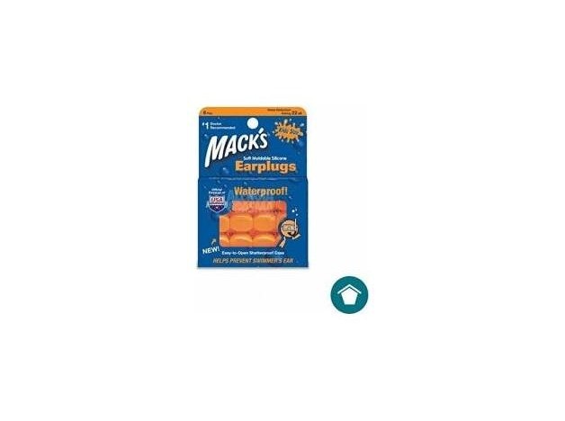 Tapon Oido Macks Silicona 12 Unidades Infantil