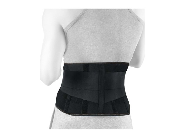 Intex Faja Elástica Lumbar Color Negra, 1 Ud
