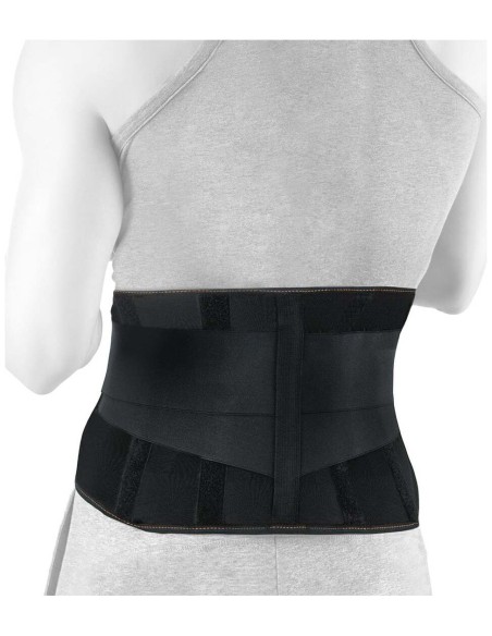 Intex Faja Elástica Lumbar Color Negra, 1 Ud