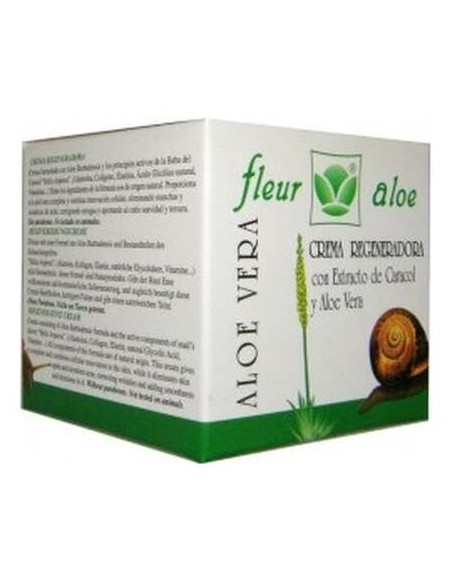 Fleur Aloe Crema Regeneradora Extracto Caracol Y Aloe 50Ml