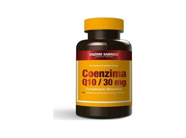 Enzime Sabinco Coenzima Q10 30Mg 60Caps