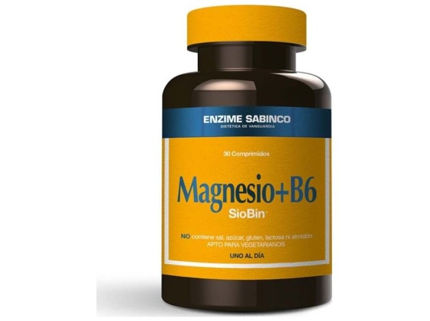 Mg+B6 Siobin Bisglicinato De Magnesio+B6 60Cap.