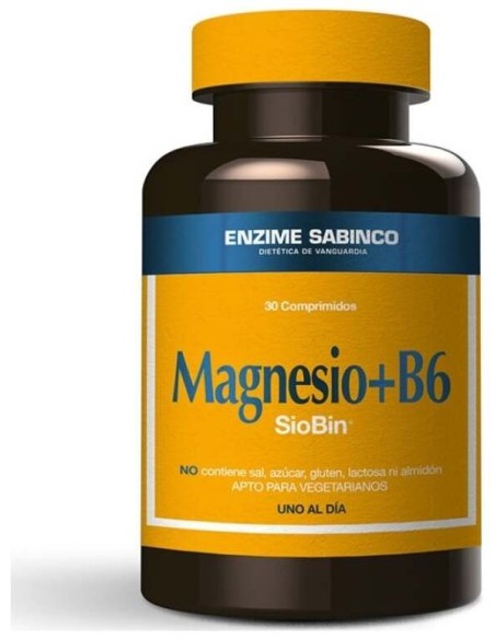 Mg+B6 Siobin Bisglicinato De Magnesio+B6 60Cap.