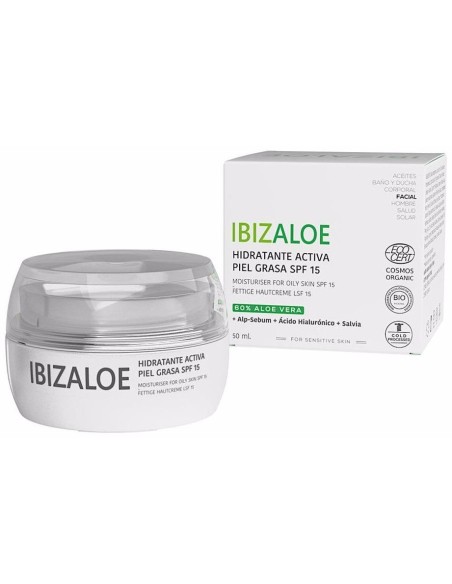 Ibizaloe Hidratante Activa Piel Grasa Spf 15 50 Ml