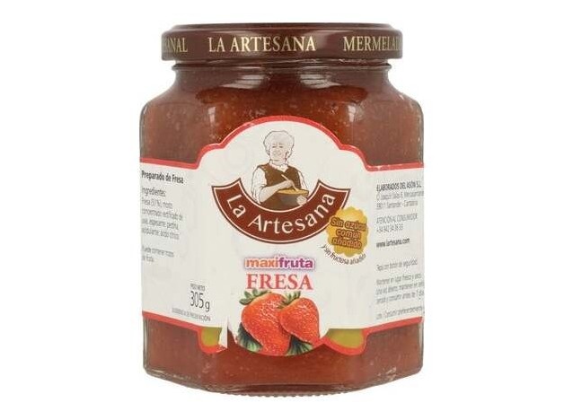 La Artesana Mermelada Fresa Sin Azúcar