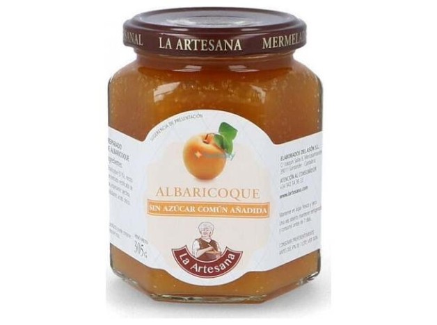 La Artesana Mermelada Albaricoque Sin Azúcar 350G