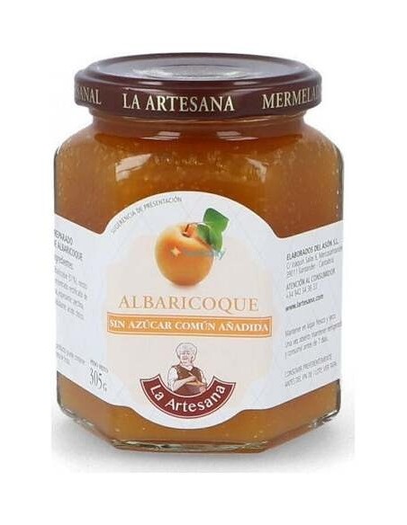 La Artesana Mermelada Albaricoque Sin Azúcar 350G