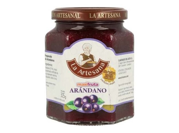 La Artesana Mermelada Arándano Sin Azúcar 305G