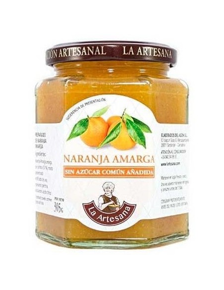 La Artesana Mermelada Naranja Amarga Con Azúcar 315G