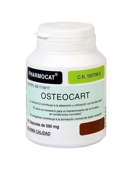 Osteocart (Calcio,Fluor,Vit.A Y D) 650Mg. 60Cap.