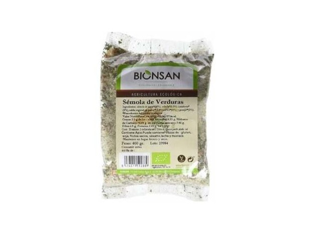 Bionsan Semola De Verduras 400G