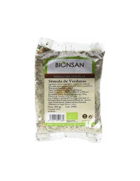 Bionsan Semola De Verduras 400G
