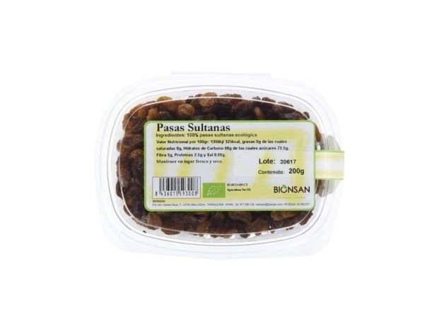 Bionsan Pasas Sultanas Eco 200G