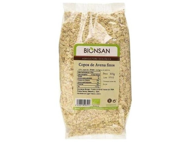 Copos De Avena Finos Ecologicos Bionsan 500G