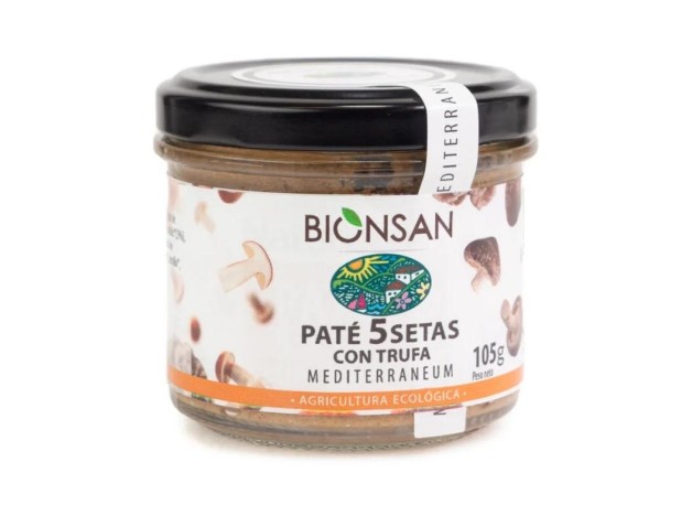 Pate 5 Setas Con Trufa 105Gr. Eco Vegan