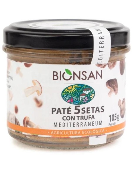 Pate 5 Setas Con Trufa 105Gr. Eco Vegan