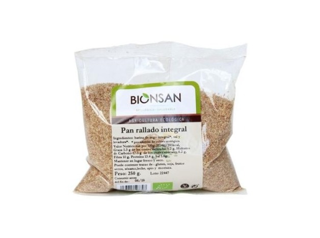 Bionsan Pan Rallado Integral 250G