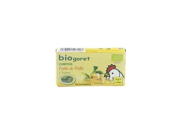 Bio Goret Caldo Pollo Verdur Cubitos Bio 66G