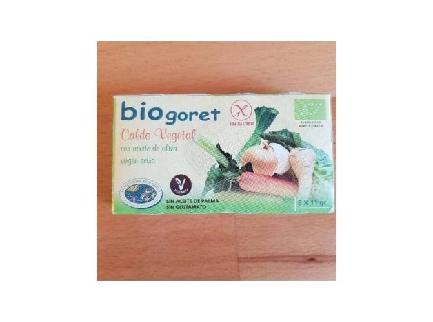 Bio Goret Caldo Veg. Cubitos Bio 66G