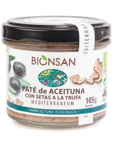 Pate De Aceitunas Setas A La Trufa 105Gr Eco Vegan