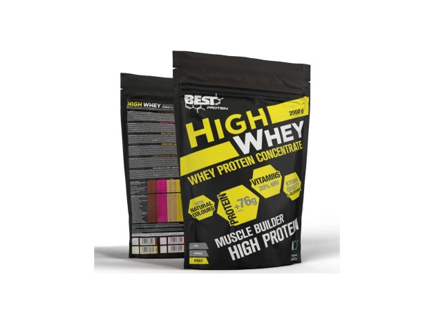 Proteína De Suero High Whey Platano 2000Gr.