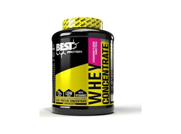 Proteína De Suero Whey Concentrate Fresa 2Kg.