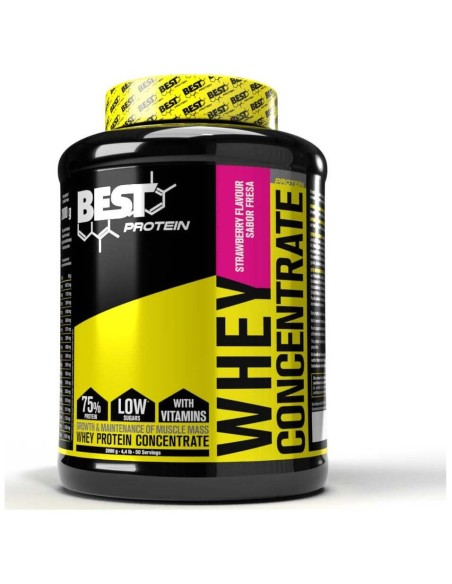 Proteína De Suero Whey Concentrate Fresa 2Kg.