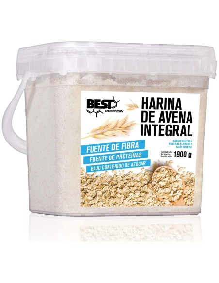Best Protein Carbohidratos Harina De Avena Sabor Vainilla 1900G