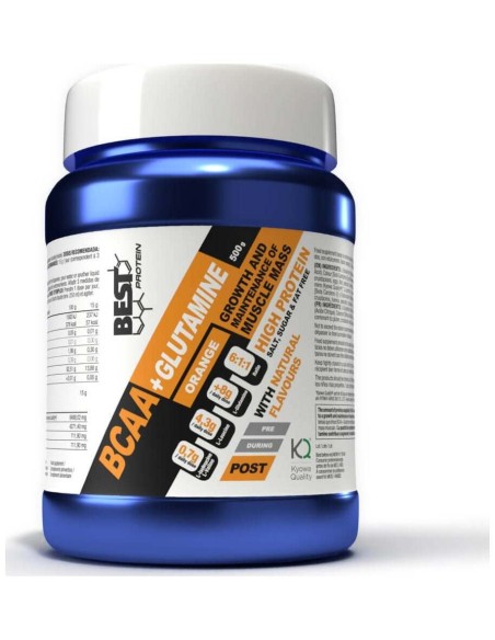 Best Protein Bcaa+ Glutamina 6.1.1 Naranja 500G