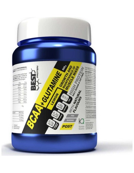 Best Protein Bcaa+ Glutamina 6.1.1 Limón 500G