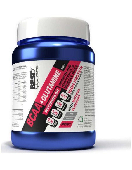 Best Protein Bcaa + Glutamine 6.1.1 Sandía 500G